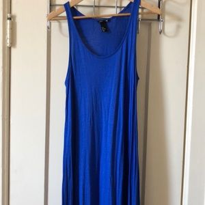 NWOT H&M Basic Maxi Dress, Royal Blue Size M